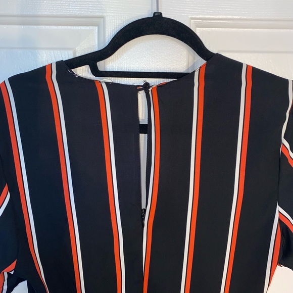 Lush Striped Front Tie Jumper - Picture 7 of 8